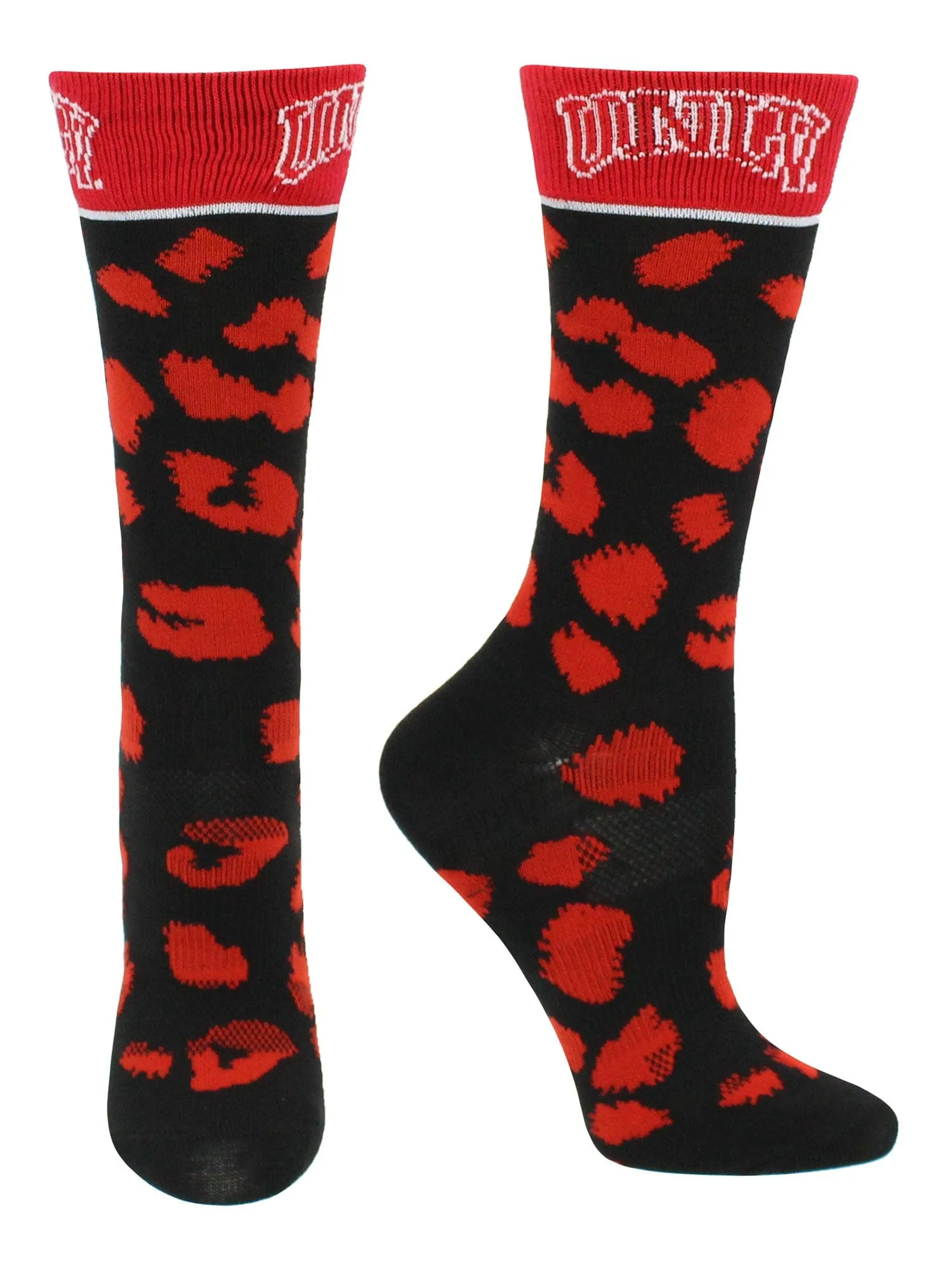 UNLV Rebels Socks Womens Savage Crew Socks