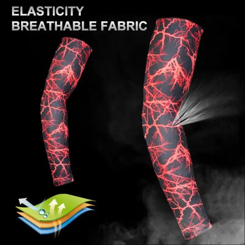 Uv protection arm sleeves - quick-dry, breathable, 1pair sports arm warmers