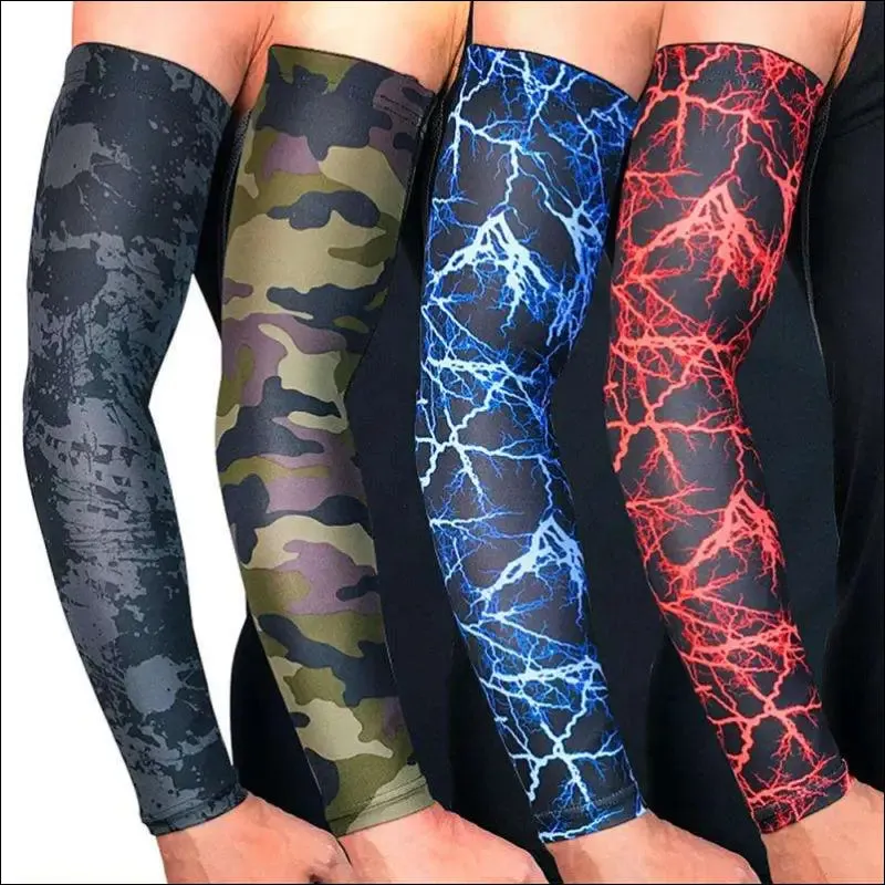Uv protection arm sleeves - quick-dry, breathable, 1pair sports arm warmers