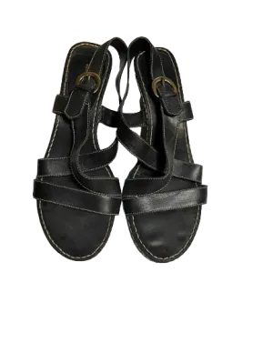 What's What Aerosoles Brown Wedge Sandals