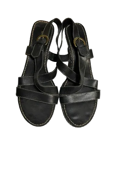 What's What Aerosoles Brown Wedge Sandals