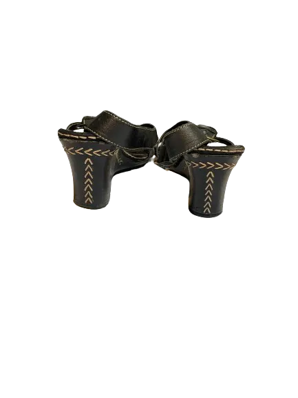 What's What Aerosoles Brown Wedge Sandals