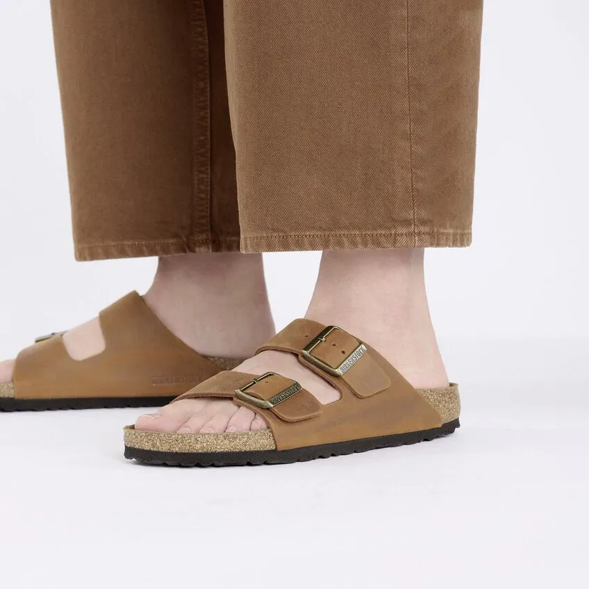 WOMEN'S BIRKENSTOCK ARIZONA OILED LEATHER | COGNAC