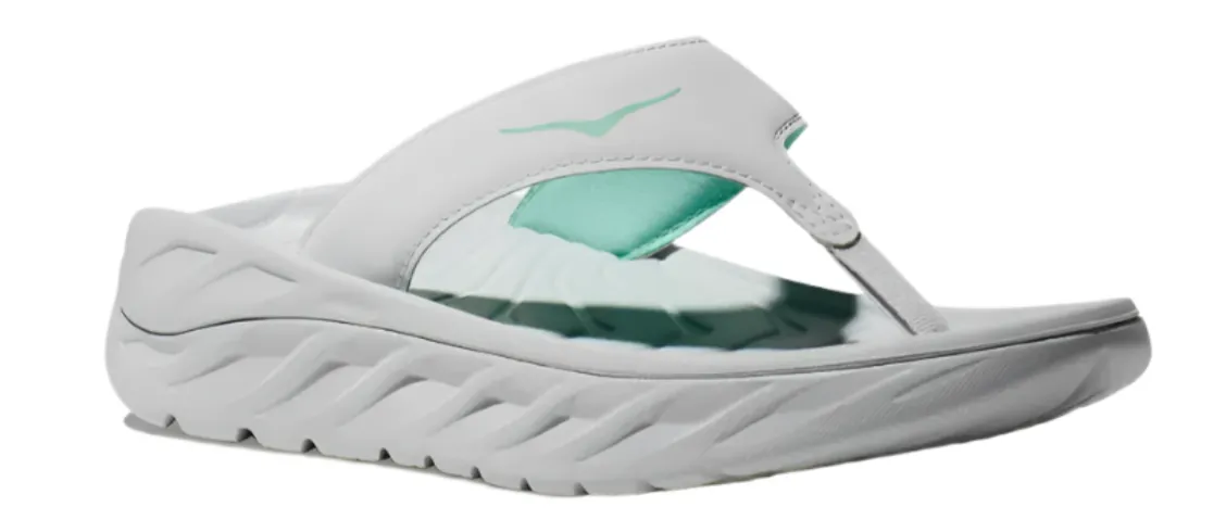 WOMEN'S HOKA ORA RECOVERY FLIP | COSMIC GREY / SEAFOAM