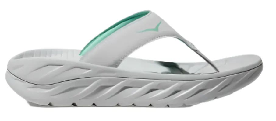 WOMEN'S HOKA ORA RECOVERY FLIP | COSMIC GREY / SEAFOAM